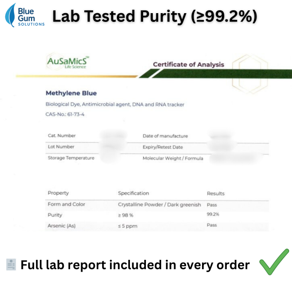 Methylene Blue 1% Solution – High Purity